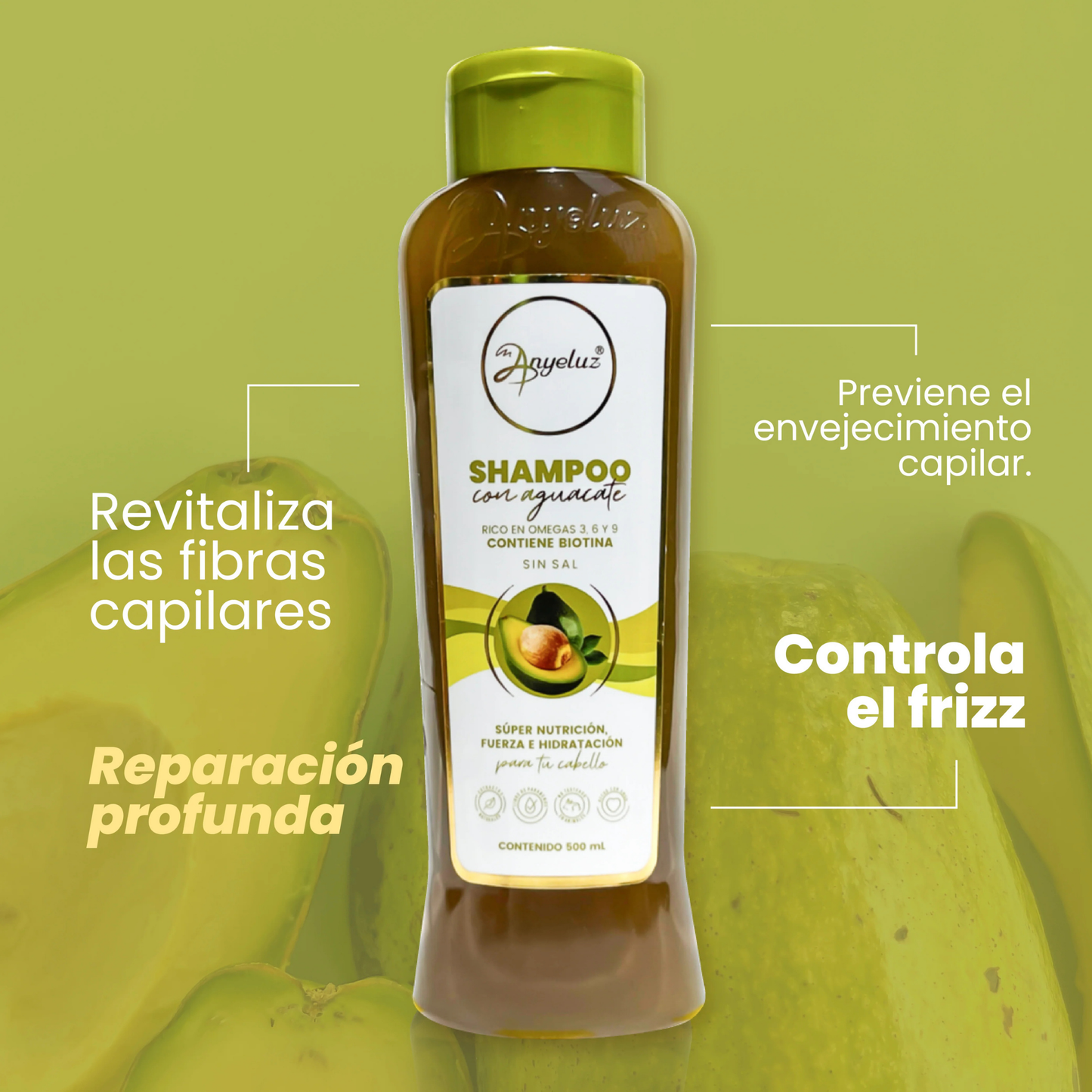Shampoo with Avocado 500 ML