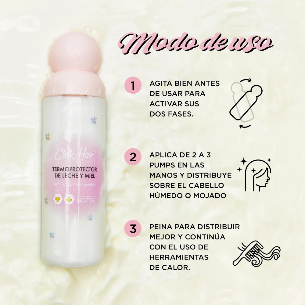 Termoprotector leche y miel 150ML