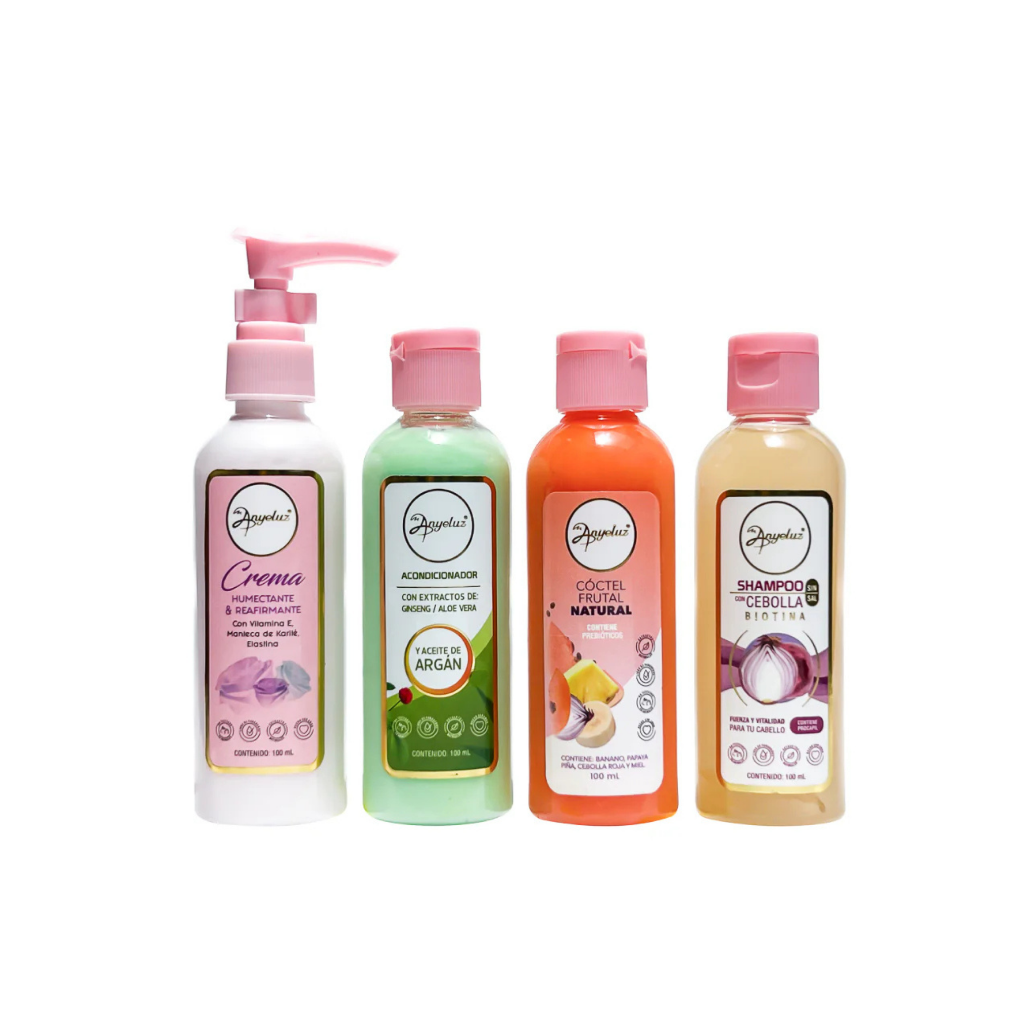 Anyeluz Travel Kit 4 units x 100 ML