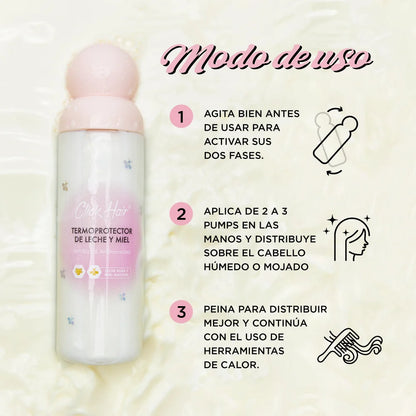 Termoprotector leche y miel 150ML