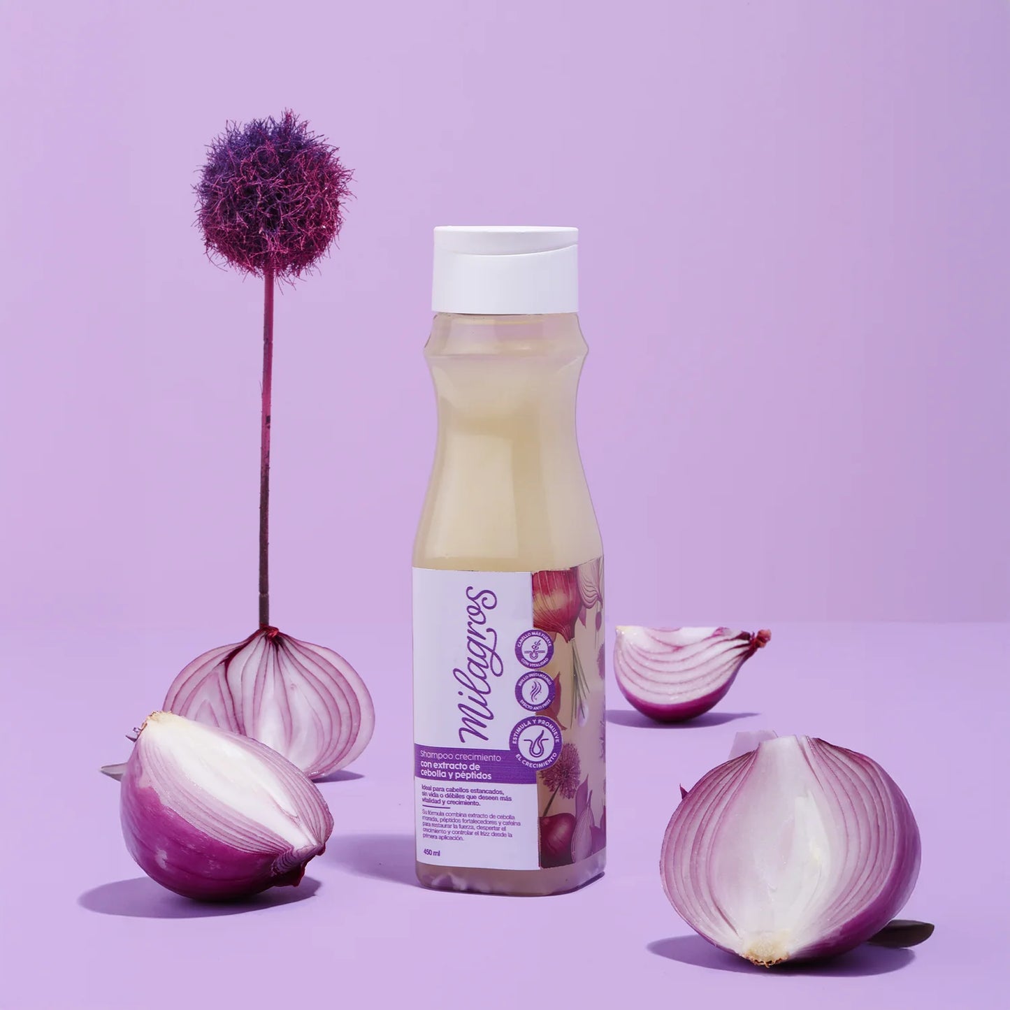Growth Shampoo with Onion Extract and Peptides 450 ML
