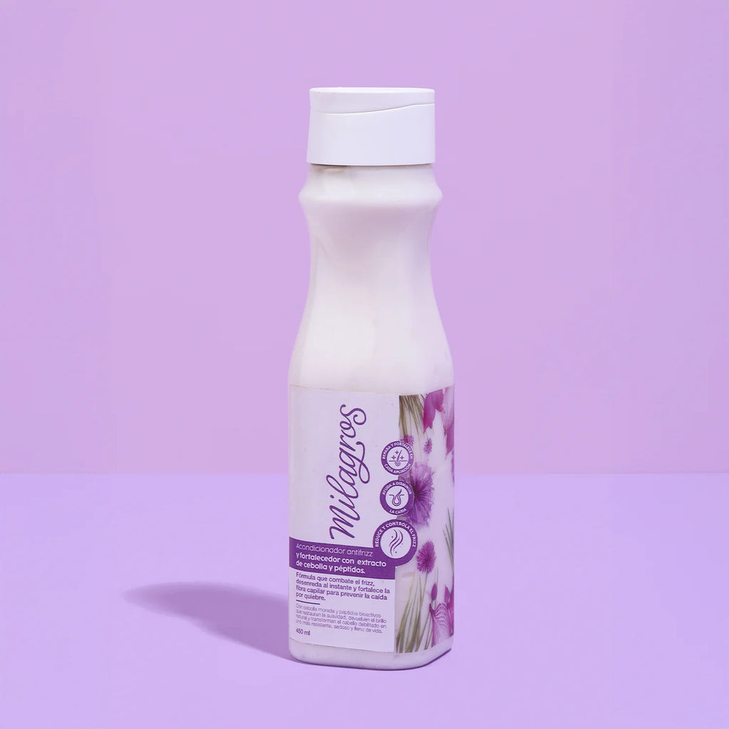 Anti-Frizz and Strengthening Conditioner with Onion Extract and Peptides 450 ML