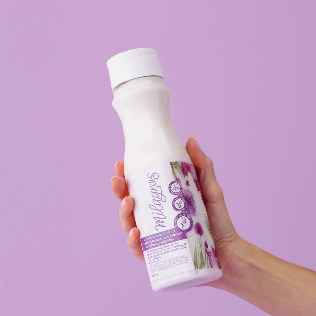 Anti-Frizz and Strengthening Conditioner with Onion Extract and Peptides 450 ML