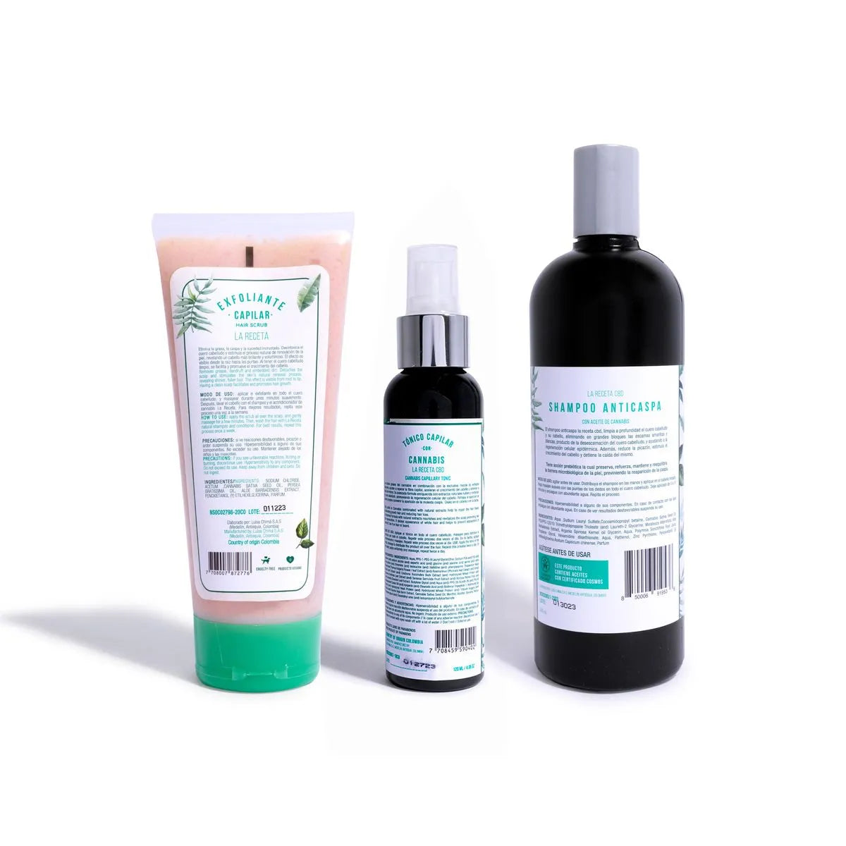 Dandruff Control Kit La Receta (3 Products)