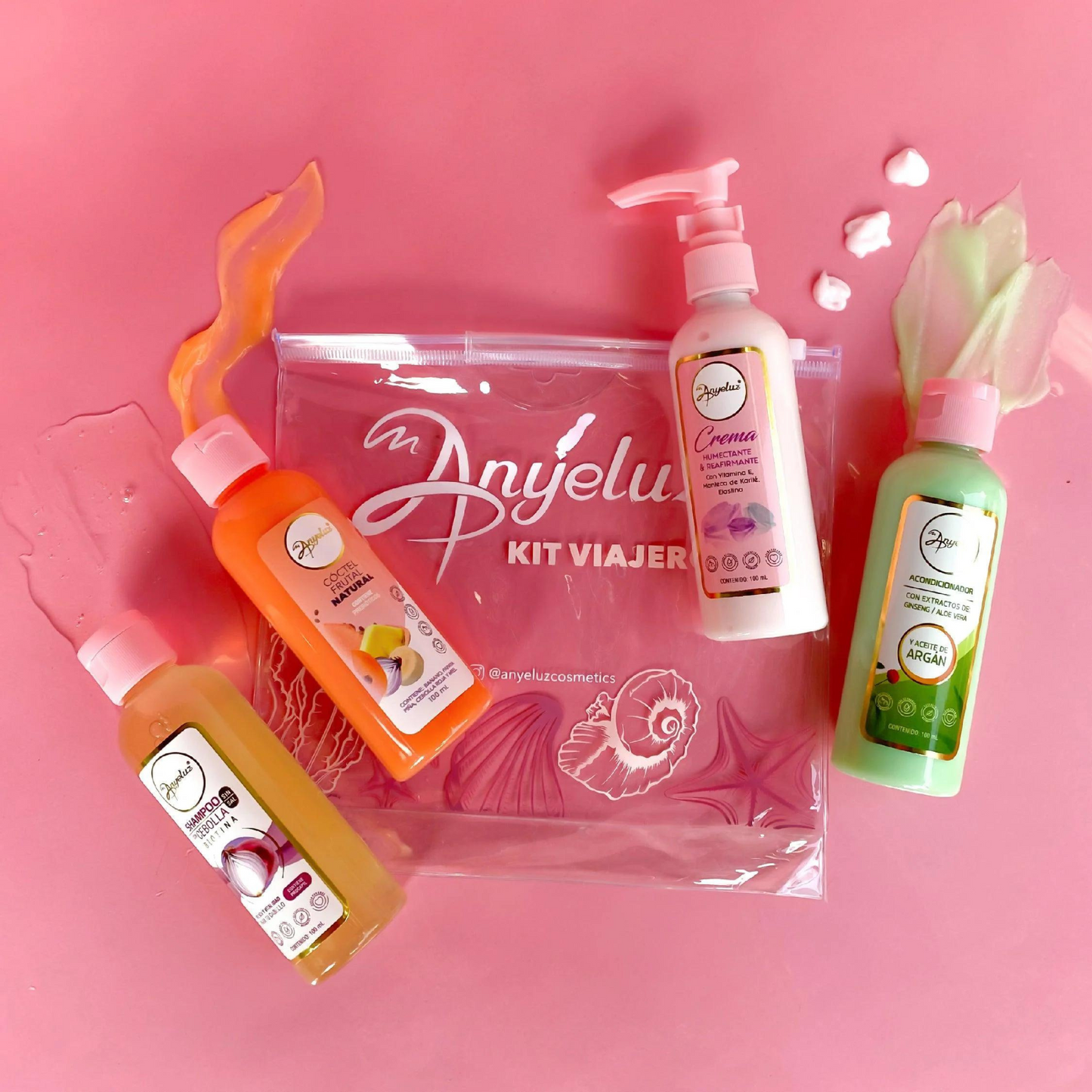 Anyeluz Travel Kit 4 units x 100 ML